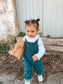 Baby Jeans Overalls Toddler Ripped Denim Workwear