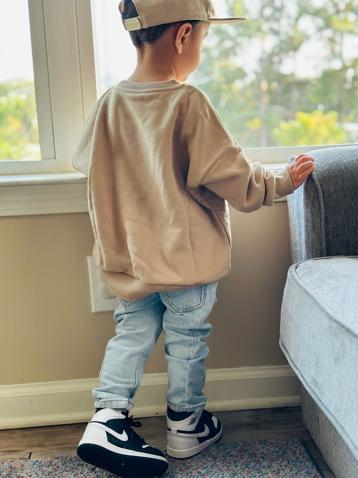 Baby Boys Girls Ripped Denim Soft Cute Pants Jeans