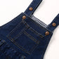 Boys Girls Blue Denim Dungaree Jean Overalls