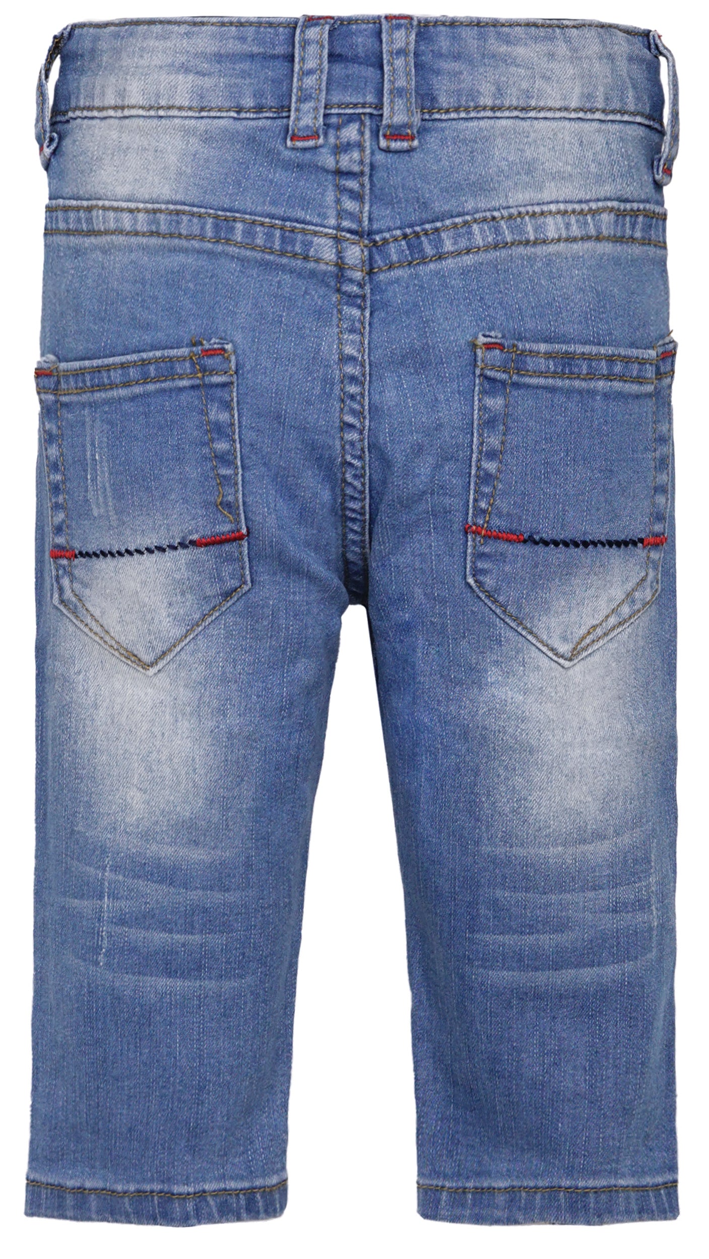 Baby Ripped Holes Pocket Washed Jeans