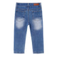 Baby Boy Jeans,Soft Ripped Denim Elastic Band Pants