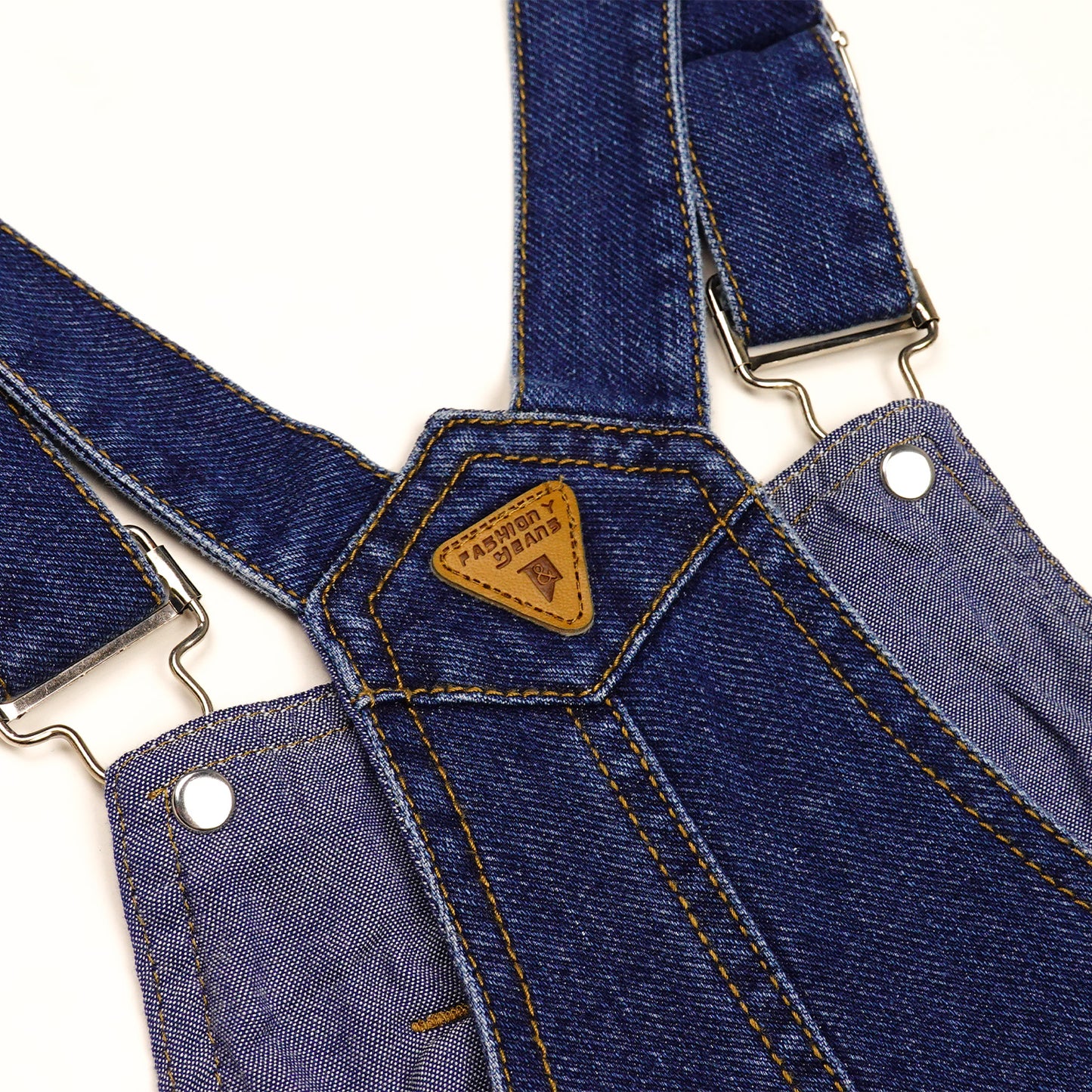 Little Boys Slim Fit Jeans Ripped Big Bib Pocket Fashion Denim Overalls