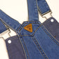 Little Boys Slim Fit Jeans Ripped Big Bib Pocket Fashion Denim Overalls