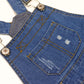 Little Boys Slim Fit Jeans Ripped Big Bib Pocket Fashion Denim Overalls