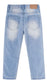 Baby Girls Boys Elastic Band Ripped Summer Fashion Denim Pants Jeans