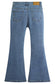 Girls Jeans, Big Little Kids Girl Elastic Waistband Inside High Stretch Denim Flared Pants