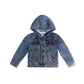 Boys Denim Jacket,Little Big Kids Simple Design Hooded Jean Coat