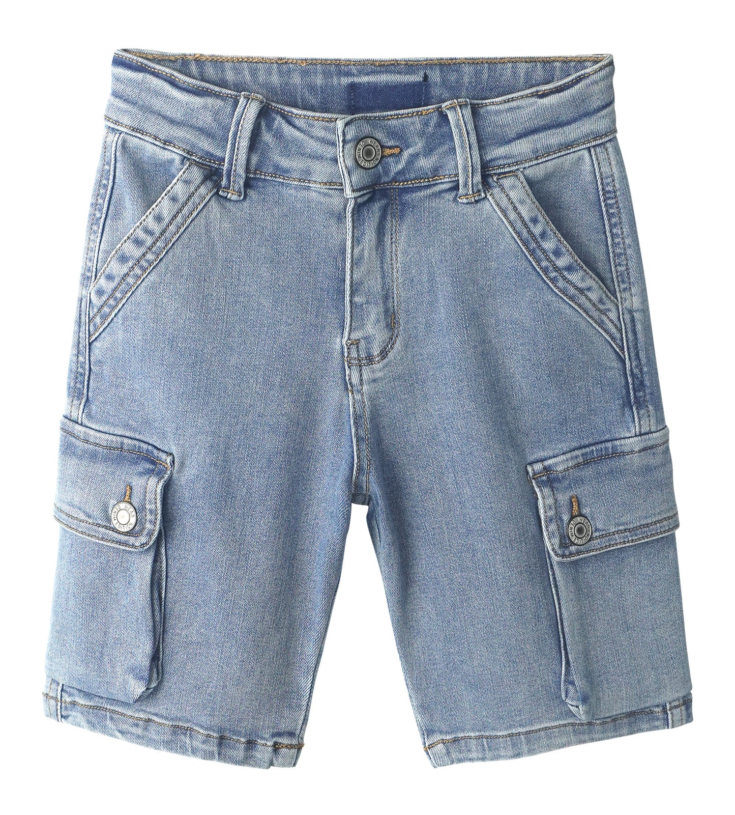 Little Big Children Denim Shorts, Slim-Fit Elastic Waist Summer Pants