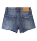 Little Big girls Denim Shorts,Elastic Band Inside Ripped High-cut Raw Hem Hot Jean Summer Pants