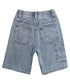 Children's Denim Shorts,Ribbed Elastic WaistBand with Strings Summer Jeans Half Pants