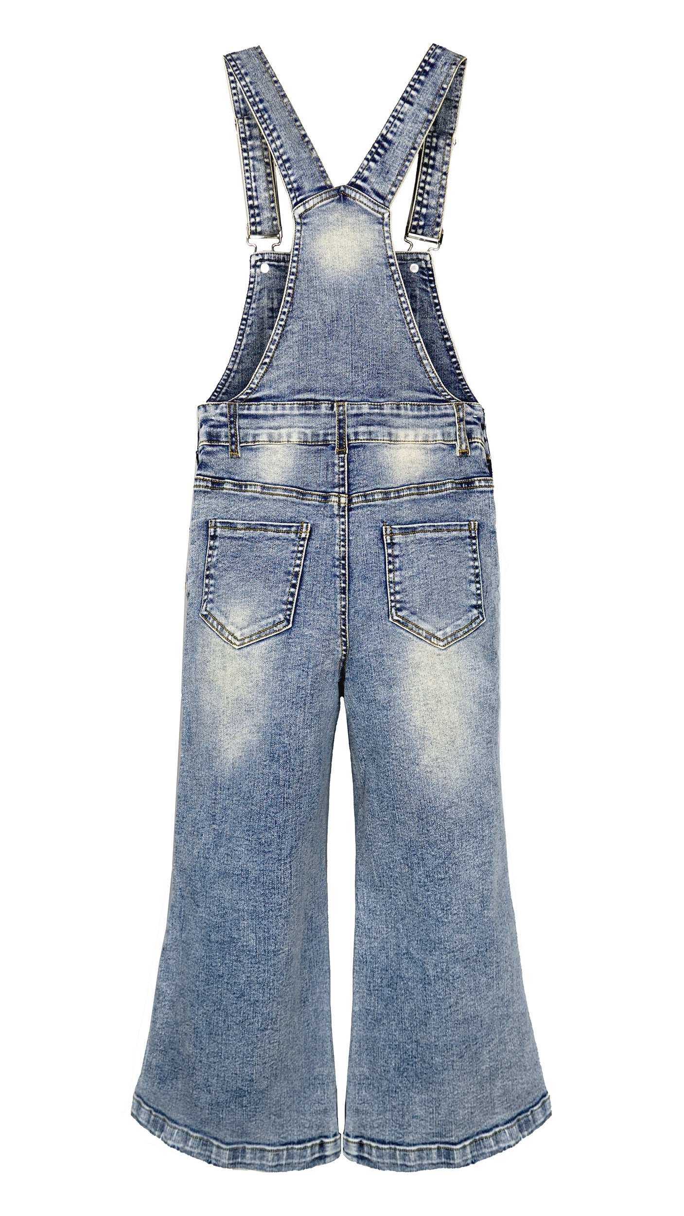 Girls Denim Overalls, Little Big Kids' Jean Dungarees Pants