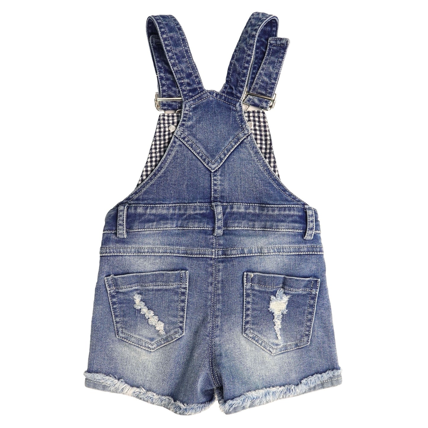 Baby Girls Denim Shortalls,Toddler Little Boys Soft Jeans Summer Shortalls