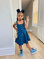Toddler Kid Girls Blue Jean Dress