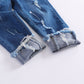 Baby Ripped Jeans Elastic Distressed Denim Pants