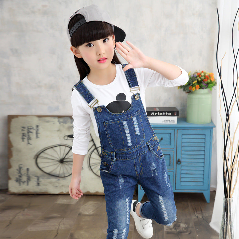 Baby Denim Overall,Toddler Little Soft Cute Jean Jumper 100% Cotton