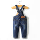Kidscool Space Baby & Toddler Adjustable Blue Washed Slim Jeans Overalls - Kidscool Space