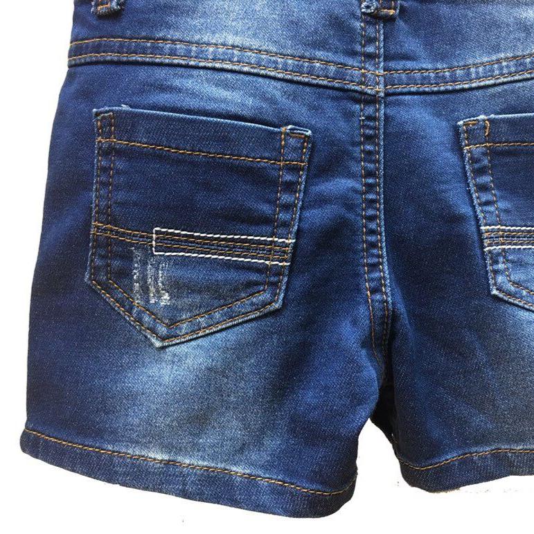 Baby Little Unisex Adjustable Summer Shorts Jean Novel Shortalls