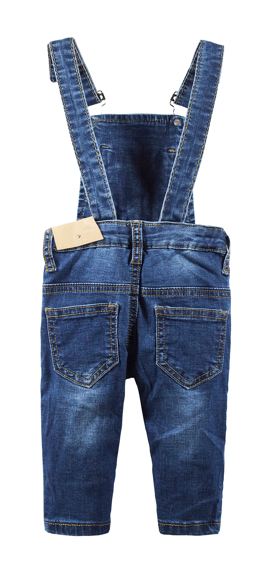 Toddler Baby Cute Embroidered Denim Overalls