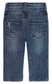 Baby Little Boy Slim Fit Jeans Little Kid Ripped Elastic Band Inside Denim Pants