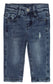 Baby Little Boy Slim Fit Jeans Little Kid Ripped Elastic Band Inside Denim Pants