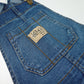 Little Girls Jeans Overalls 3 Buttons Elastic Band Inside Stretchy Soft Denim Jumpsuit