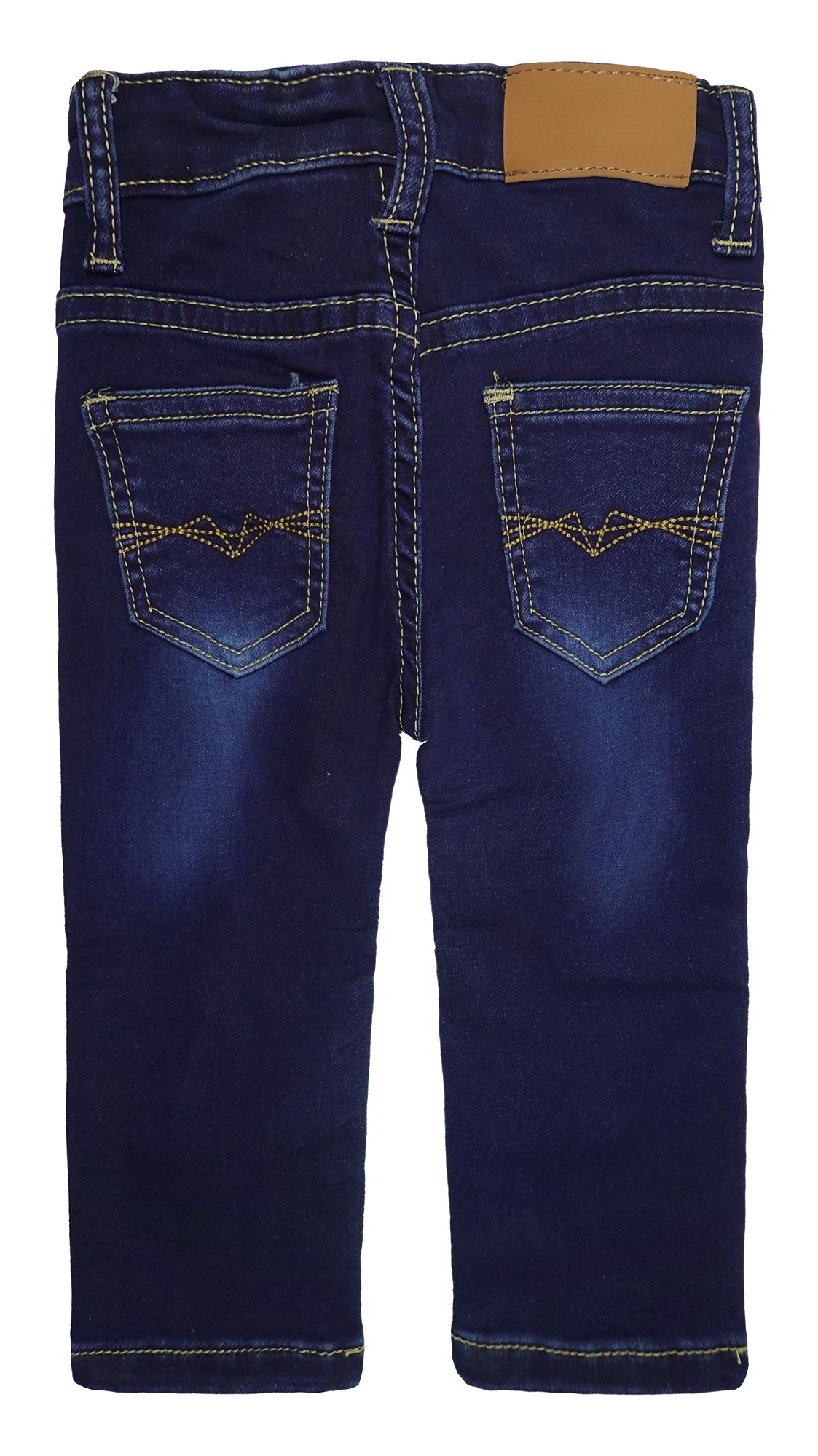 Baby Little Boys Girls Strechy Denim Soft Pants Slim Ripped Jeans