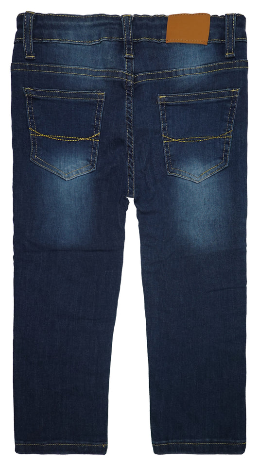 Little Boys Elastic Band Ripped Stretchy Soft Thin Slim Summer Denim Pants Jeans