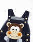 Kidscool Space Baby Cotton 3D Cartoon Monkey Soft Knitted Jeans Overalls - Kidscool Space