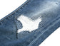 Girls Boys Ripped Holes Elastic Band Slim Jeans 9-11T